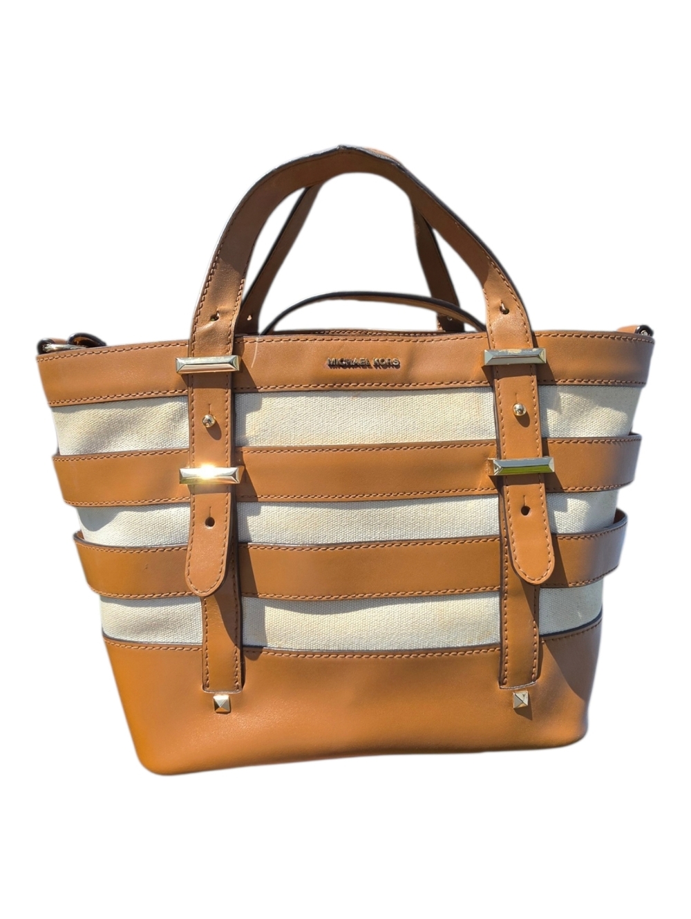 Pre-Owned, Good Condition, Michael Kors Marie Medium Cage Tote